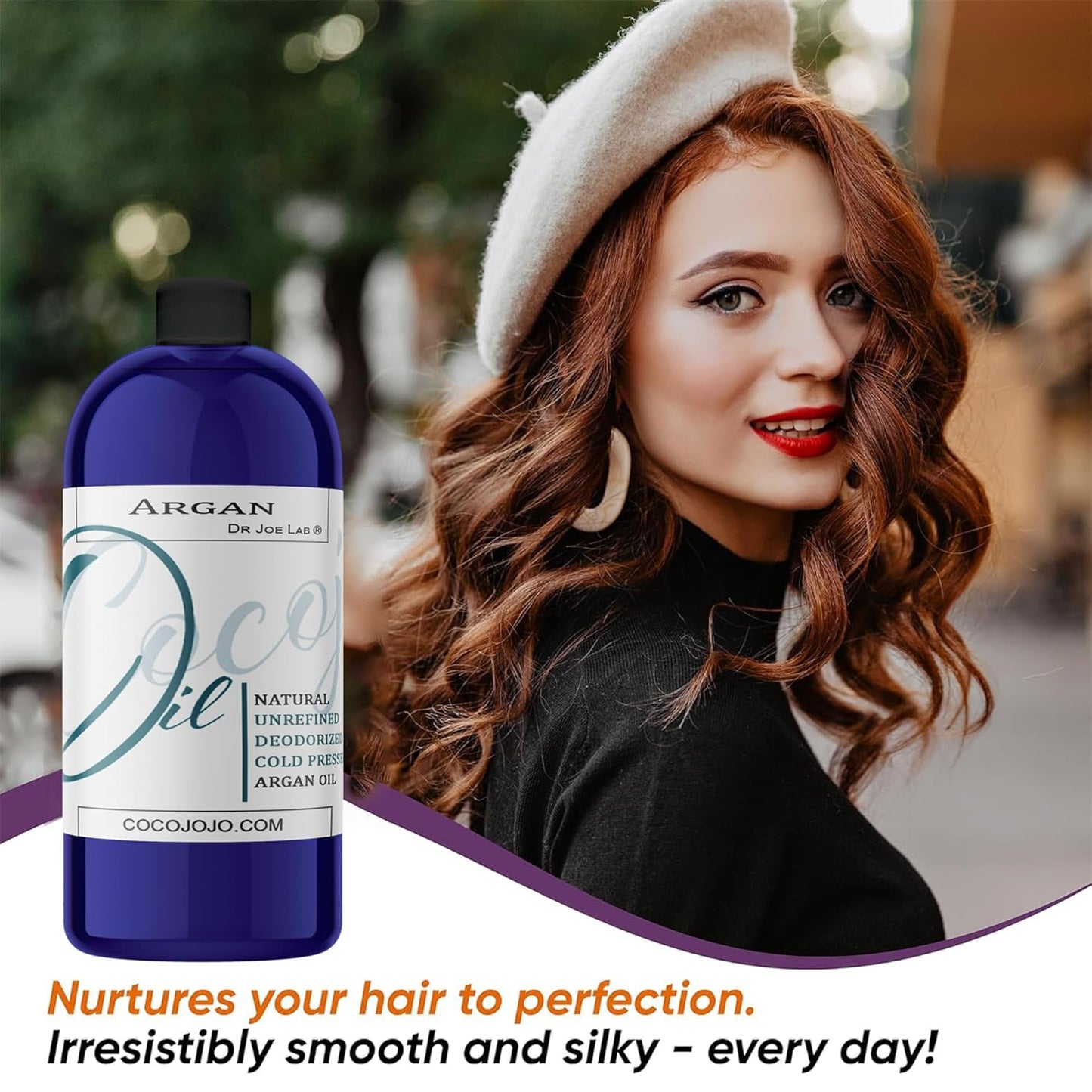 Deodorized Argan Oil for Hair Treatment Oils, Pure Argan Oil for Face, Unrefined Unscented Cold Pressed Extra Virgin - 32 Oz (Pack of 1) - Packaging May Vary
