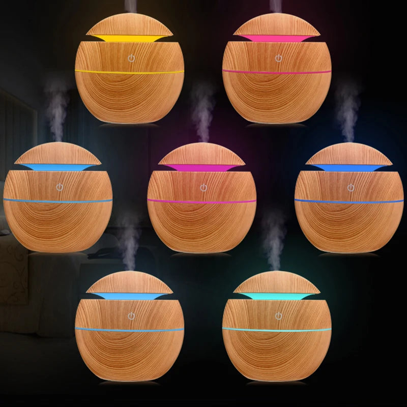 New Antique Mushroom Humidifier Colorful Light Atmosphere Light Gift Ornaments Mute Fog Quantity Humidifier