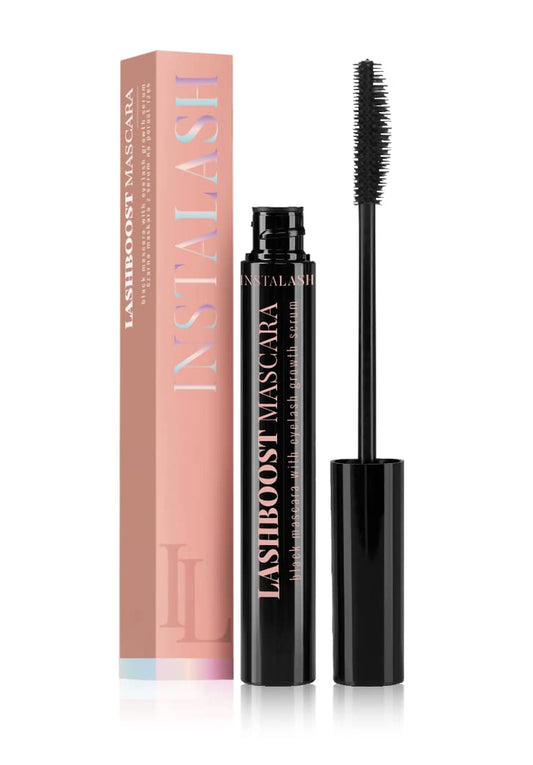 LashBoost Mascara with Infused Lash Growth Serum | Advanced Eyelash Enhancer for Length, Volume, and Definition | 10ml